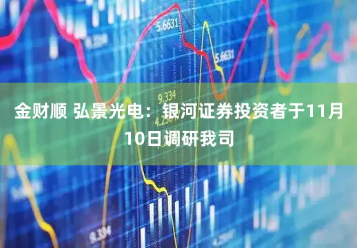 金财顺 弘景光电：银河证券投资者于11月10日调研我司